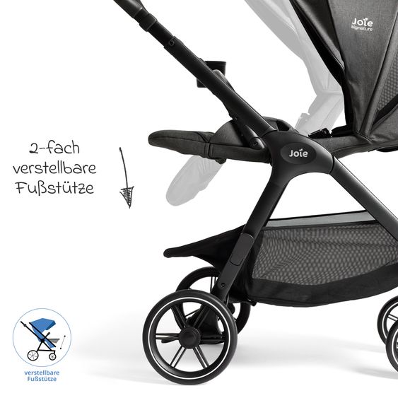 Joie Signature Passeggino Leggero & Sportivo Valora incl. copertura antipioggia - Ebony