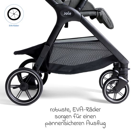 Joie Signature Passeggino Leggero & Sportivo Valora incl. copertura antipioggia - Ebony