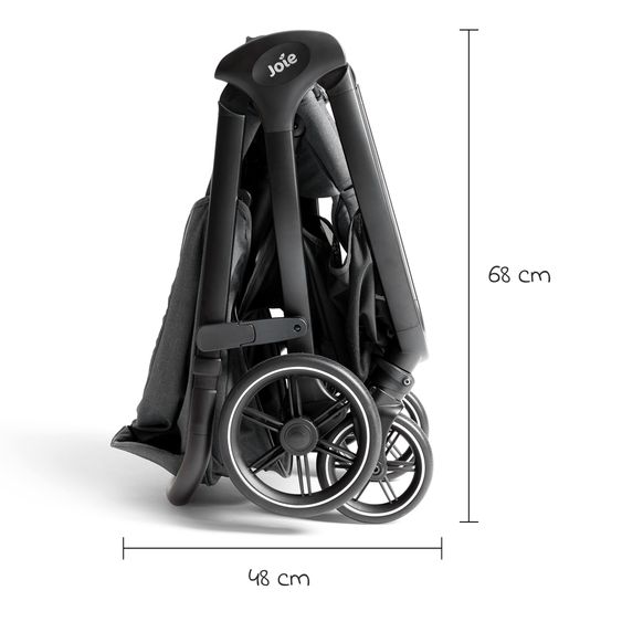 Joie Signature Passeggino Leggero & Sportivo Valora incl. copertura antipioggia - Ebony