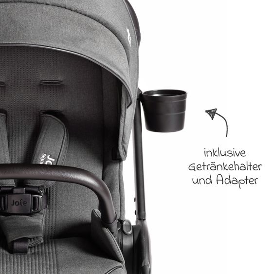 Joie Signature Passeggino Leggero & Sportivo Valora incl. copertura antipioggia - Ebony