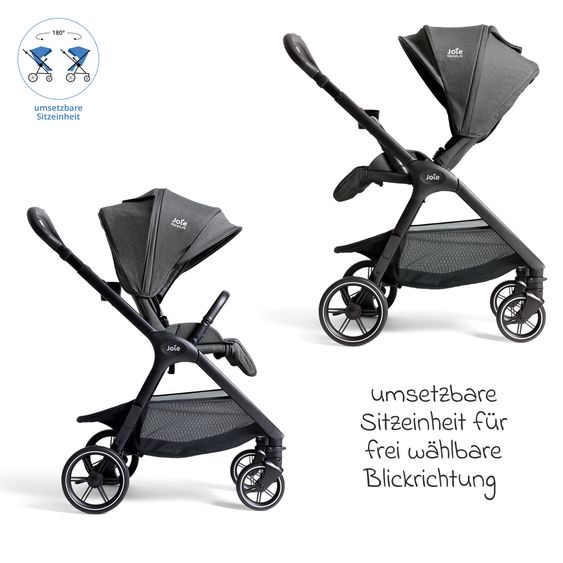 Joie Signature Passeggino Leggero & Sportivo Valora incl. copertura antipioggia - Ebony