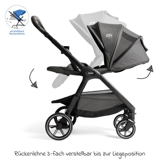 Joie Signature Passeggino Leggero & Sportivo Valora incl. copertura antipioggia - Ebony