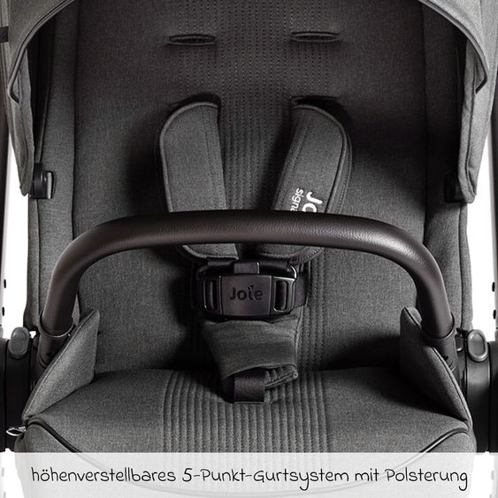 Joie Signature Passeggino Leggero & Sportivo Valora incl. copertura antipioggia - Ebony