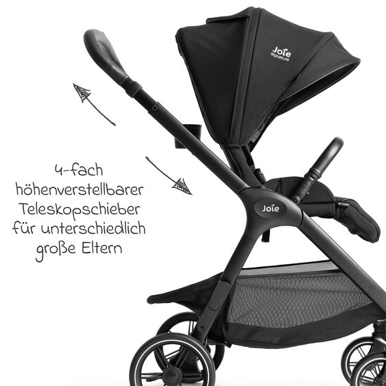 Joie Signature Passeggino Leggero & Sportivo Valora incl. copertura antipioggia - Eclipse