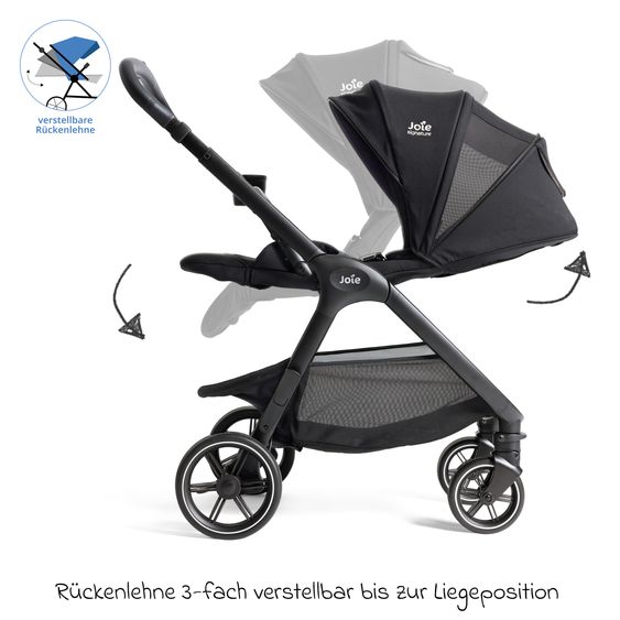 Joie Signature Passeggino Leggero & Sportivo Valora incl. copertura antipioggia - Eclipse