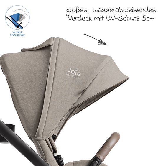 Joie Signature Passeggino Leggero & Sportivo Valora incl. copertura antipioggia - Sandstone