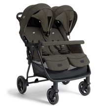 Estrella sibling & twin pushchair up to 22 kg (per seat) incl. adapter, carrycot & raincover - Signature - Evergreen