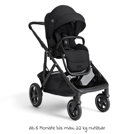 Joie Signature Geschwistersitz / Zweitsportsitz für Versiti bis 4 Jahre mit Liegeposition inkl. Regenschutz - Eclipse