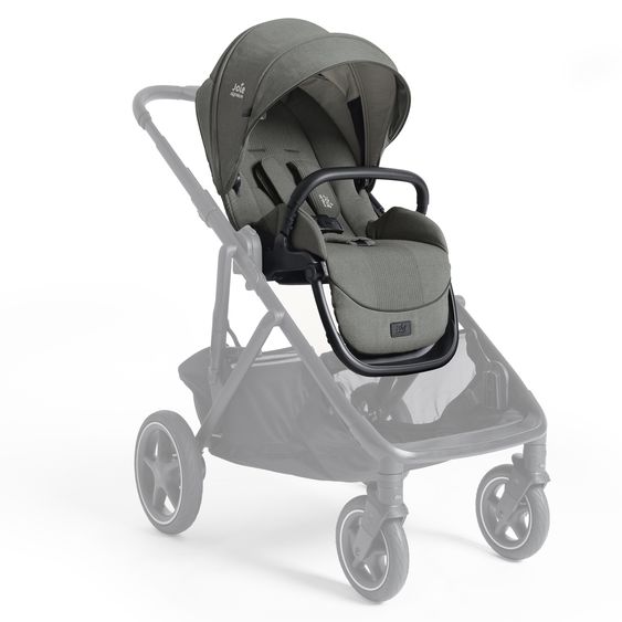 Joie Signature Geschwistersitz / Zweitsportsitz für Versiti bis 4 Jahre mit Liegeposition inkl. Regenschutz - Evergreen