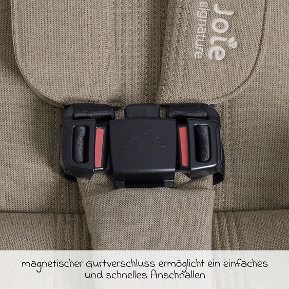 Joie Signature Geschwistersitz / Zweitsportsitz für Versiti bis 4 Jahre mit Liegeposition inkl. Regenschutz - Sandstone