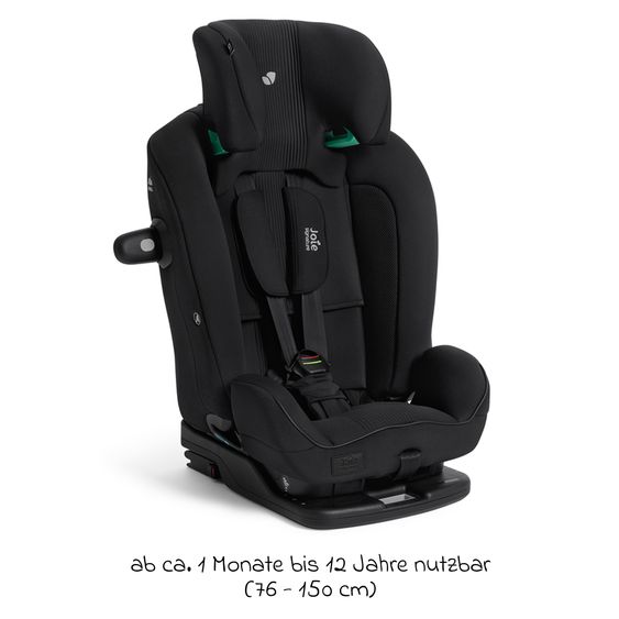 Joie Signature Child seat i-Plenti i-Size from 15 months - 12 years (76 cm-150 cm) incl. Isofix & Top Tether - Signature - Eclipse