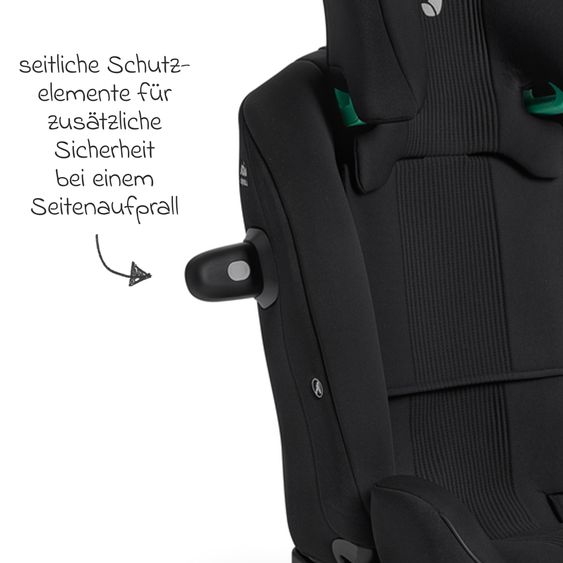 Joie Signature Child seat i-Plenti i-Size from 15 months - 12 years (76 cm-150 cm) incl. Isofix & Top Tether - Signature - Eclipse