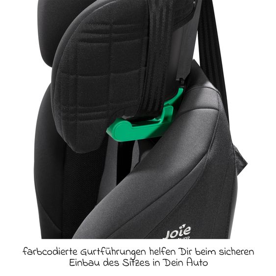 Joie Signature Child seat i-Plenti i-Size from 15 months - 12 years (76 cm-150 cm) incl. Isofix & Top Tether - Signature - Eclipse