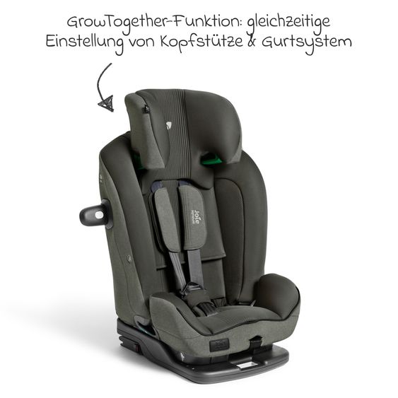 Joie Signature Child seat i-Plenti i-Size from 15 months - 12 years (76 cm-150 cm) incl. Isofix & Top Tether - Signature - Evergreen