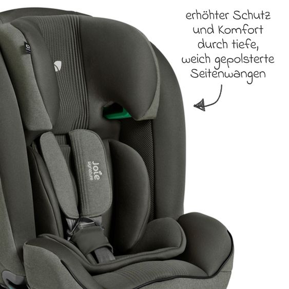 Joie Signature Child seat i-Plenti i-Size from 15 months - 12 years (76 cm-150 cm) incl. Isofix & Top Tether - Signature - Evergreen