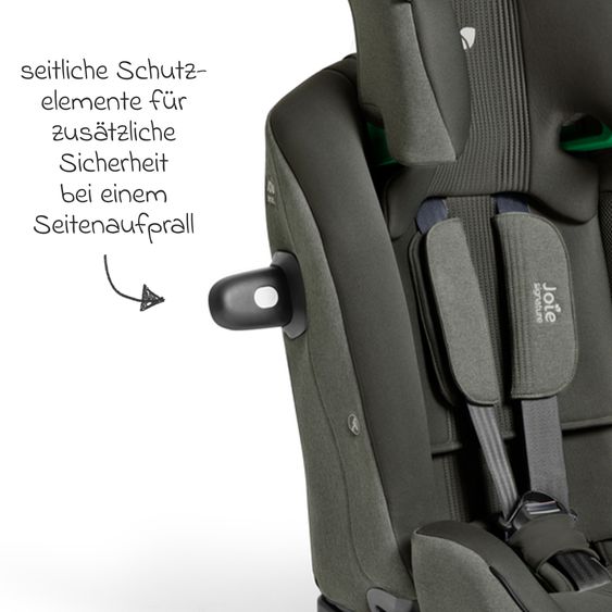 Joie Signature Child seat i-Plenti i-Size from 15 months - 12 years (76 cm-150 cm) incl. Isofix & Top Tether - Signature - Evergreen