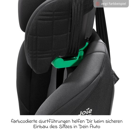 Joie Signature Child seat i-Plenti i-Size from 15 months - 12 years (76 cm-150 cm) incl. Isofix & Top Tether - Signature - Evergreen