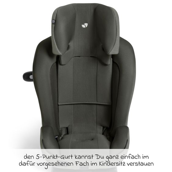 Joie Signature Child seat i-Plenti i-Size from 15 months - 12 years (76 cm-150 cm) incl. Isofix & Top Tether - Signature - Evergreen