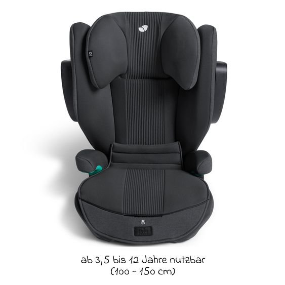 Joie Signature Kindersitz i-Traver i-Size ab 3,5 Jahre - 12 Jahre (100 cm-150 cm) inkl. Isofix - Signature - Ebony