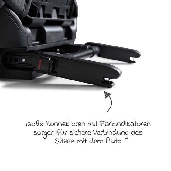 Joie Signature Kindersitz i-Traver i-Size ab 3,5 Jahre - 12 Jahre (100 cm-150 cm) inkl. Isofix - Signature - Ebony