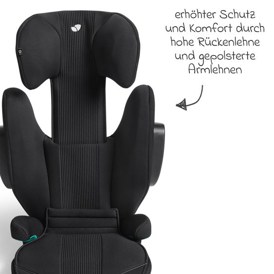 Joie Signature Kindersitz i-Traver i-Size ab 3,5 Jahre - 12 Jahre (100 cm-150 cm) inkl. Isofix - Signature - Eclipse