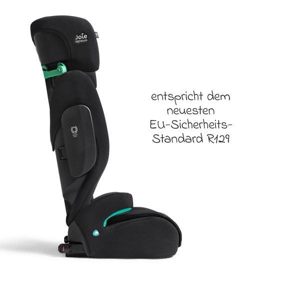 Joie Signature Kindersitz i-Traver i-Size ab 3,5 Jahre - 12 Jahre (100 cm-150 cm) inkl. Isofix - Signature - Eclipse