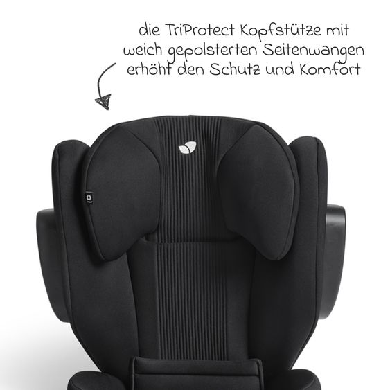 Joie Signature Kindersitz i-Traver i-Size ab 3,5 Jahre - 12 Jahre (100 cm-150 cm) inkl. Isofix - Signature - Eclipse