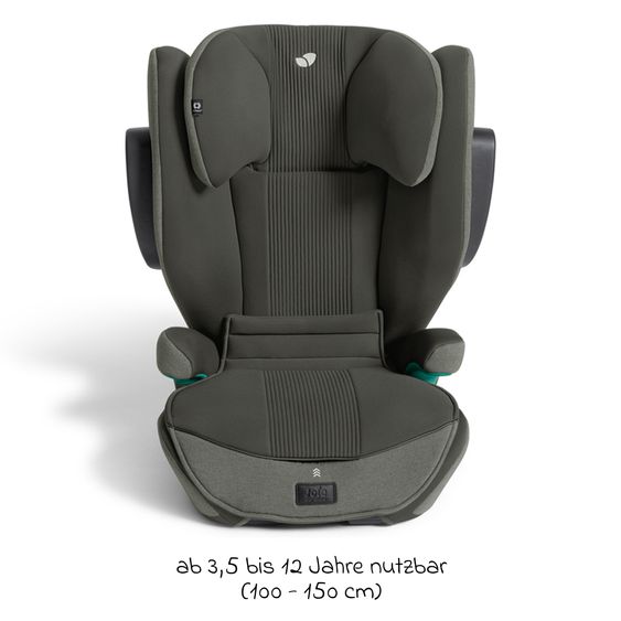 Joie Signature Kindersitz i-Traver i-Size ab 3,5 Jahre - 12 Jahre (100 cm-150 cm) inkl. Isofix - Signature - Evergreen