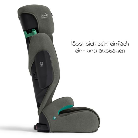 Joie Signature Kindersitz i-Traver i-Size ab 3,5 Jahre - 12 Jahre (100 cm-150 cm) inkl. Isofix - Signature - Evergreen