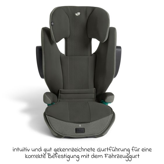 Joie Signature Kindersitz i-Traver i-Size ab 3,5 Jahre - 12 Jahre (100 cm-150 cm) inkl. Isofix - Signature - Evergreen