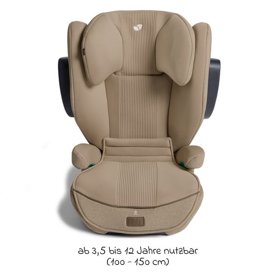 Joie Signature Kindersitz i-Traver i-Size ab 3,5 Jahre - 12 Jahre (100 cm-150 cm) inkl. Isofix - Signature - Sandstone