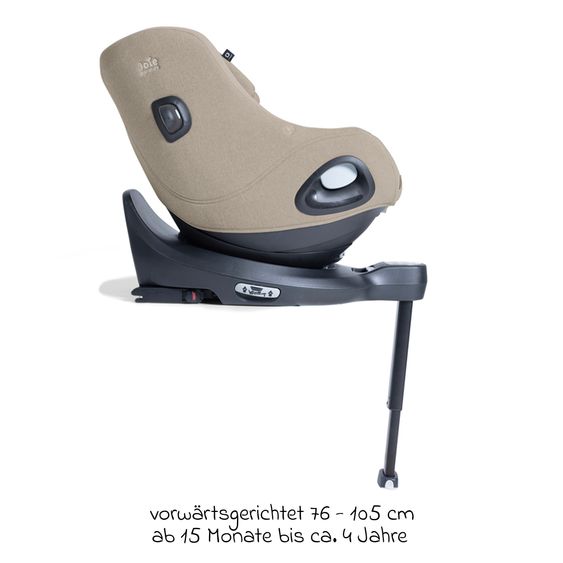 Joie Signature Reboarder-Kindersitz i-Harbour E i-Size 360° drehbar ab 6 Monate - 4 Jahre (61 cm -105 cm) & Sommer-Bezug aus Mesh - Signature - Sandstone