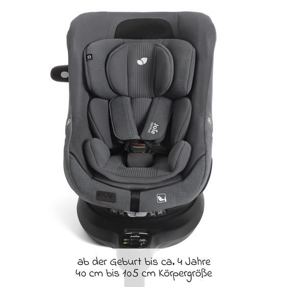 Joie Signature Reboarder Car Seat i-Harbour Pro (40 cm - 105 cm) - Ebony Mesh