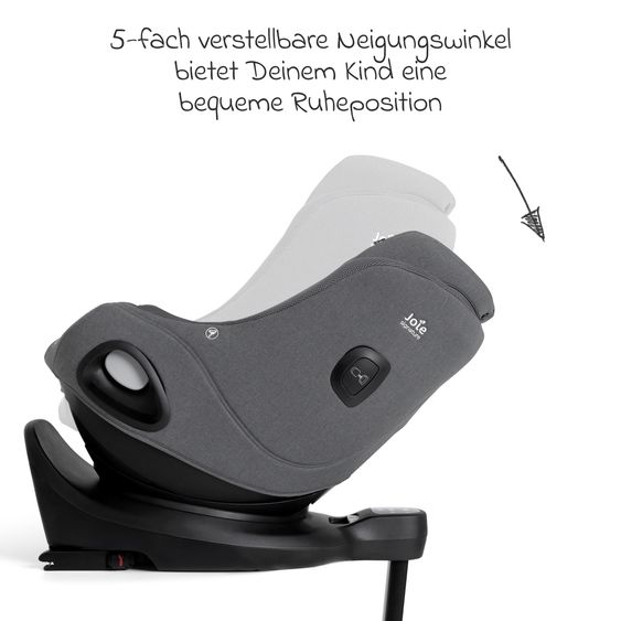Joie Signature Reboarder Car Seat i-Harbour Pro (40 cm - 105 cm) - Ebony Mesh