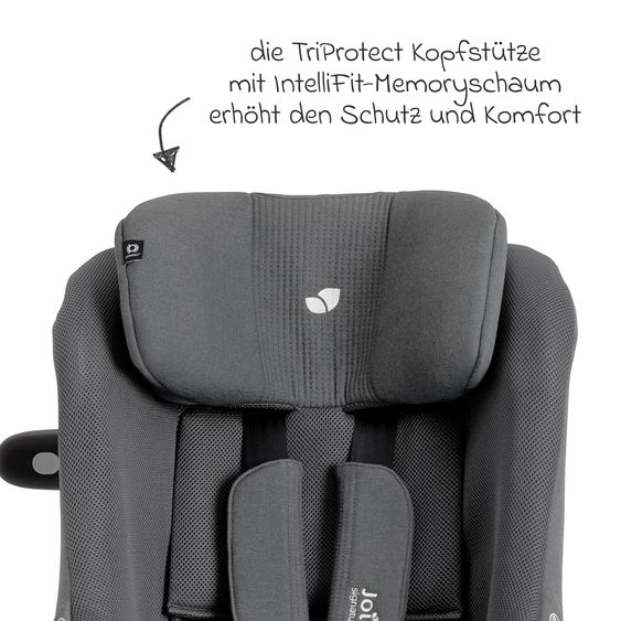 Joie Signature Reboarder Car Seat i-Harbour Pro (40 cm - 105 cm) - Ebony Mesh