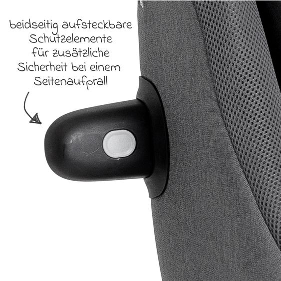 Joie Signature Reboarder Car Seat i-Harbour Pro (40 cm - 105 cm) - Ebony Mesh