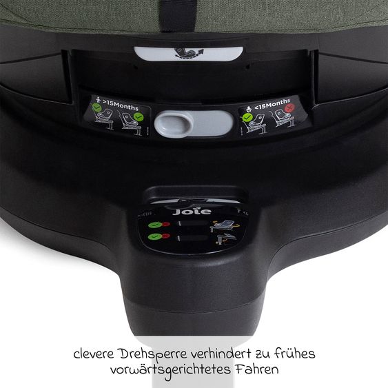 Joie Signature Reboarder Car Seat i-Harbour Pro (40 cm - 105 cm) - Evergreen Mesh