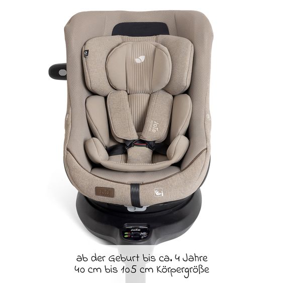 Joie Signature Reboarder Car Seat i-Harbour Pro (40 cm - 105 cm) - Sandstone Mesh