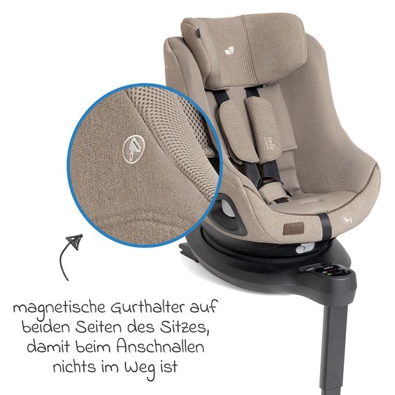Joie Signature Reboarder Car Seat i-Harbour Pro (40 cm - 105 cm) - Sandstone Mesh