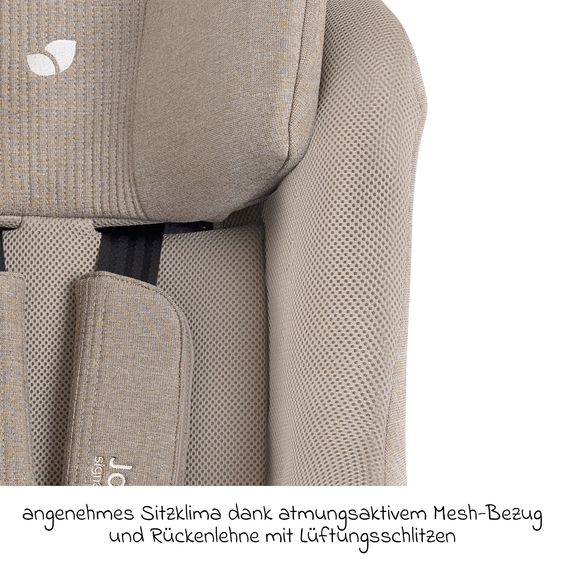 Joie Signature Reboarder Car Seat i-Harbour Pro (40 cm - 105 cm) - Sandstone Mesh