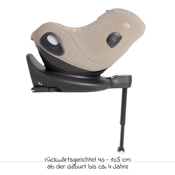 Joie Signature Reboarder Car Seat i-Harbour Pro (40 cm - 105 cm) - Sandstone Mesh