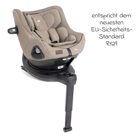 Joie Signature Reboarder Car Seat i-Harbour Pro (40 cm - 105 cm) - Sandstone Mesh