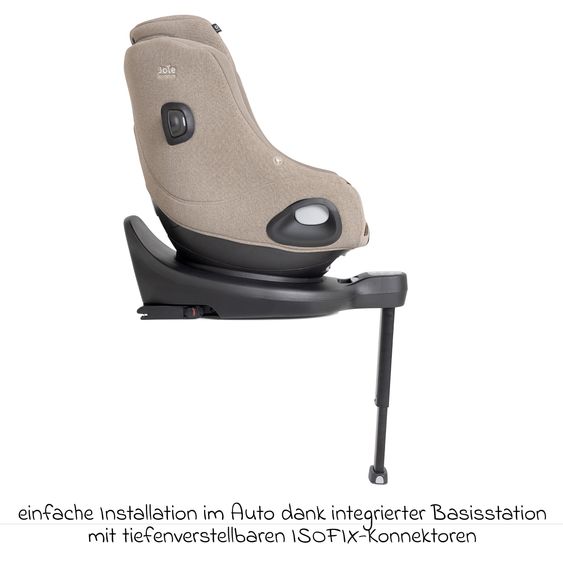Joie Signature Reboarder Car Seat i-Harbour Pro (40 cm - 105 cm) - Sandstone Mesh