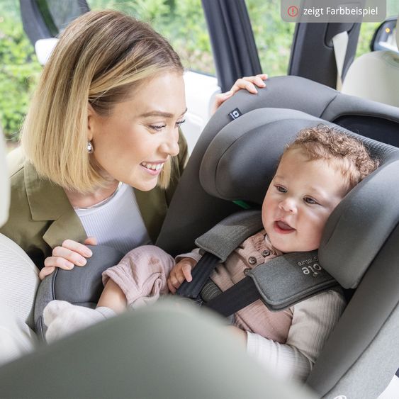 Joie Signature Reboarder-Kindersitz i-Spin XL i-Size 360° drehbar ab Geburt - 12 Jahre (40 cm -150 cm) inkl. Sitzverkleinerer & Isofix-Basis - Signature - Evergreen