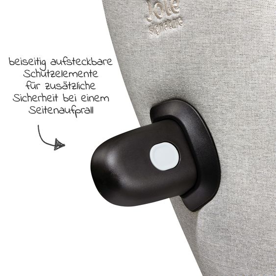 Joie Signature Reboarder-Kindersitz i-Spin XL i-Size ab Geburt - 12 Jahre (40 cm - 150 cm) 360° drehbar inkl. Isofix-Basis - Signature - Oyster