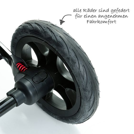 joie Sportwagen Chrome DLX inkl. Fußsack und Regenschutz - Dahlia