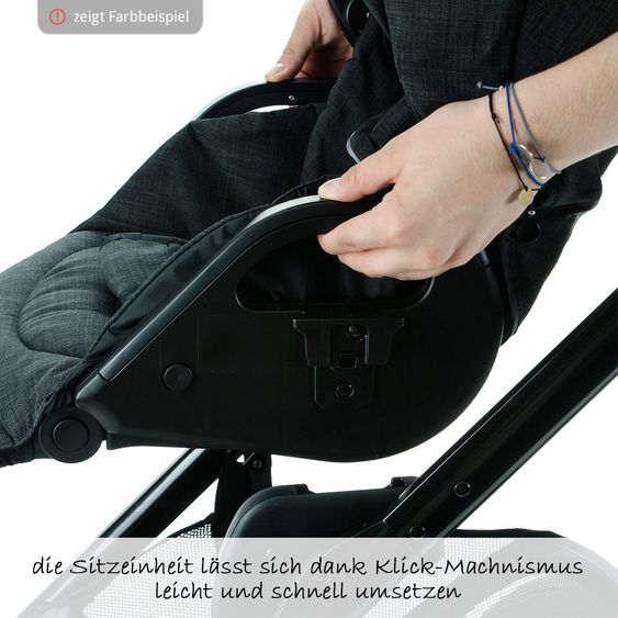joie Sportwagen Chrome DLX inkl. Fußsack und Regenschutz - Dahlia