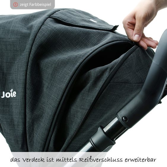 joie Sports car Chrome DLX incl. footmuff and raincover - Foggy Gray