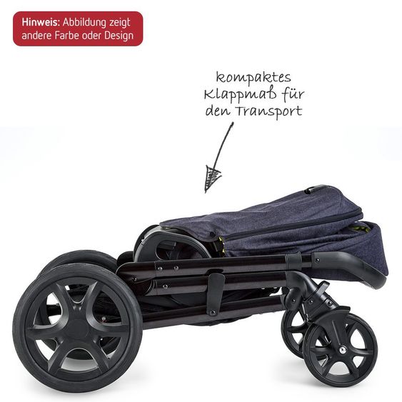 joie Sports car Chrome DLX - Thyme incl. footmuff
