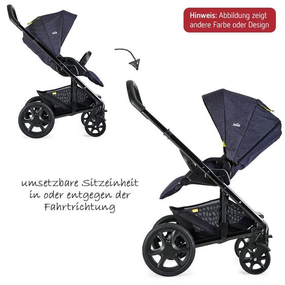 joie Sports car Chrome DLX - Thyme incl. footmuff